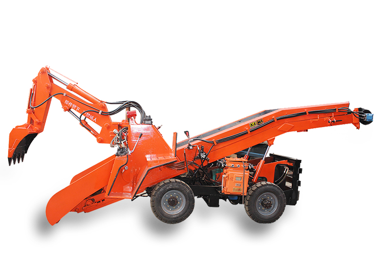 80輪式皮帶煤礦用扒渣機